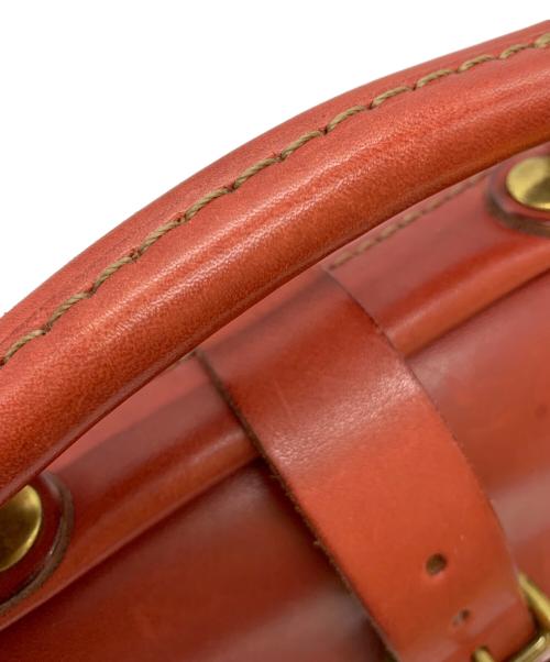 Herz（ヘルツ）Herz (ヘルツ) 2WAYレザーバッグ レッドの古着・服飾アイテム