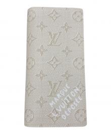 LOUIS VUITTON（ルイ ヴィトン）の古着「モノグラム ヘリテージ ポルトフォイユ ブラザ」｜ホワイト×ブラウン