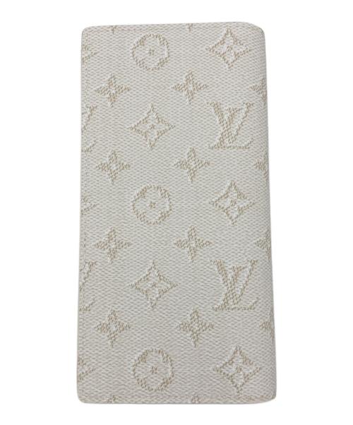 LOUIS VUITTON（ルイ ヴィトン）LOUIS VUITTON (ルイ ヴィトン) モノグラム ヘリテージ ポルトフォイユ ブラザ ホワイト×ブラウンの古着・服飾アイテム