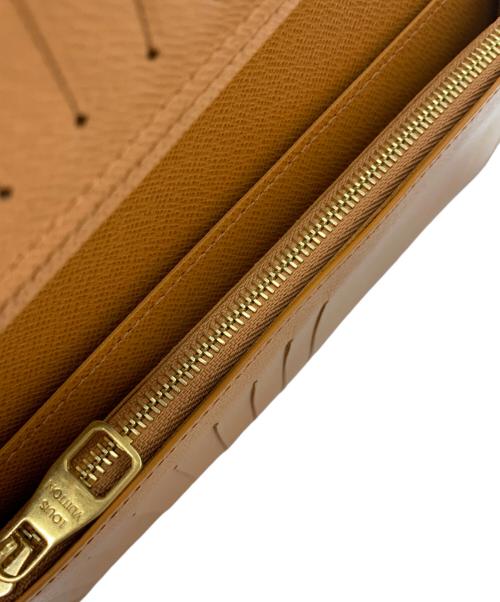 LOUIS VUITTON（ルイ ヴィトン）LOUIS VUITTON (ルイ ヴィトン) モノグラム ヘリテージ ポルトフォイユ ブラザ ホワイト×ブラウンの古着・服飾アイテム