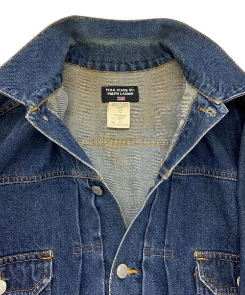 POLO JEANS CO.（ポロジーンズカンパニー）POLO JEANS CO. (ポロジーンズカンパニー) デニムジャケット ブルー サイズ:Mの古着・服飾アイテム