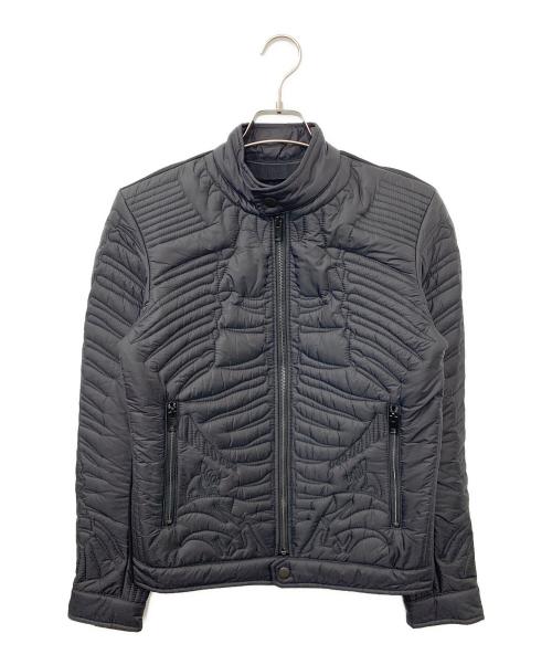 DIESEL（ディーゼル）DIESEL (ディーゼル) スカルスケルトンボーンキルティングジャケット ブラック サイズ:表記なし(実寸の確認をお願いします)の古着・服飾アイテム