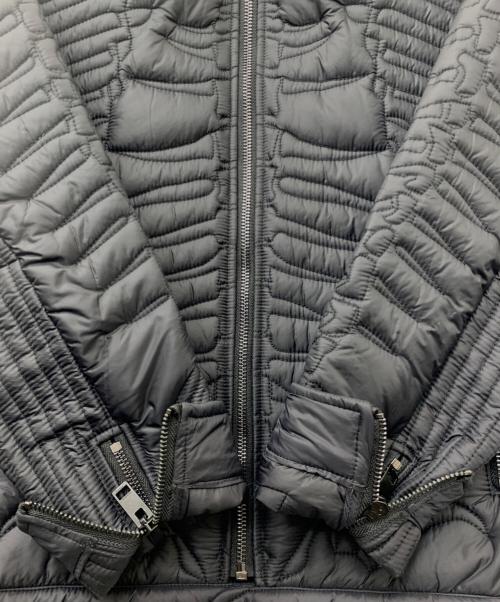 DIESEL（ディーゼル）DIESEL (ディーゼル) スカルスケルトンボーンキルティングジャケット ブラック サイズ:表記なし(実寸の確認をお願いします)の古着・服飾アイテム