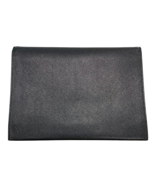 Yves Saint Laurent（イヴサンローラン）Yves Saint Laurent (イヴサンローラン) クラッチバッグ ブラックの古着・服飾アイテム