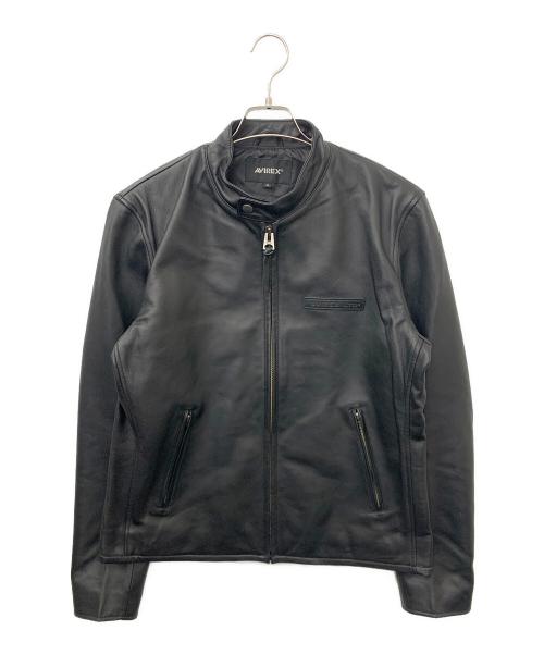 AVIREX（アヴィレックス）AVIREX (アヴィレックス) SHEEP SINGLE RIDERS ブラック サイズ:XLの古着・服飾アイテム