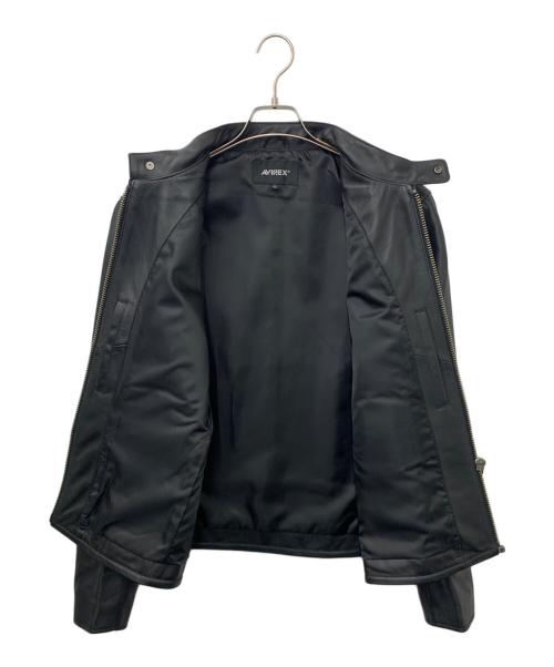 AVIREX（アヴィレックス）AVIREX (アヴィレックス) SHEEP SINGLE RIDERS ブラック サイズ:XLの古着・服飾アイテム
