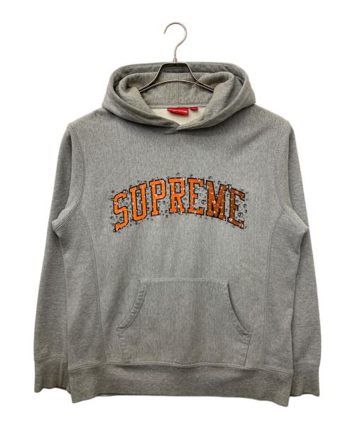 SUPREME（シュプリーム）Supreme (シュプリーム) プルオーバーパーカー グレー サイズ:LARGEの古着・服飾アイテム