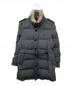 BURBERRY BLACK LABELバーバリーブラックレーベル）の古着「ダウンコート」｜ブラック