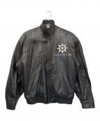 Disney Gallery×BAJAディズニーギャラリー×バハ）の古着「90's レザージャケット」｜ブラック