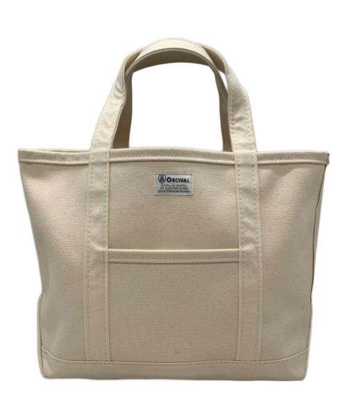 ORCIVAL（オーシバル）ORCIVAL (オーシバル) キャンバストートバッグ アイボリーの古着・服飾アイテム