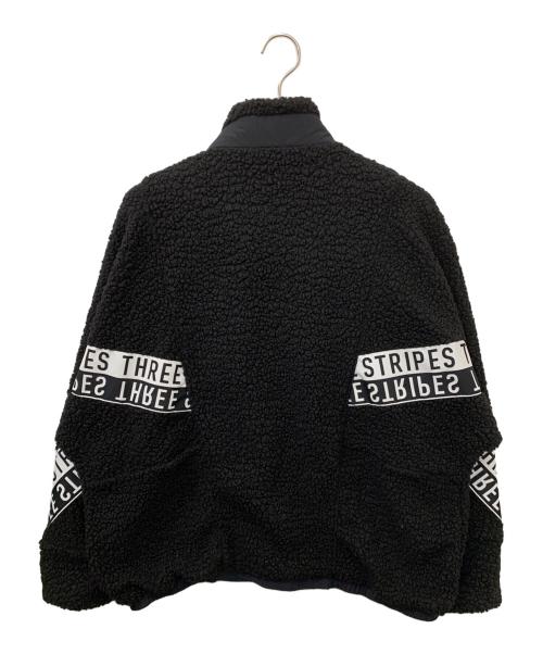 adidas（アディダス）adidas (アディダス) ボアフリースジャケット ブラック サイズ:XLの古着・服飾アイテム