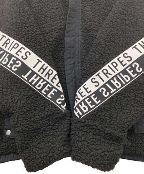 adidas（アディダス）adidas (アディダス) ボアフリースジャケット ブラック サイズ:XLの古着・服飾アイテム