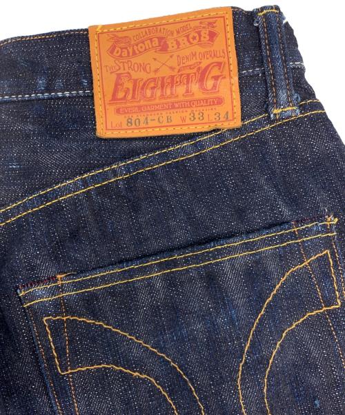 EIGHT G（エイトジー）EIGHT G (エイトジー) デニムパンツ インディゴ サイズ:W33×L34の古着・服飾アイテム