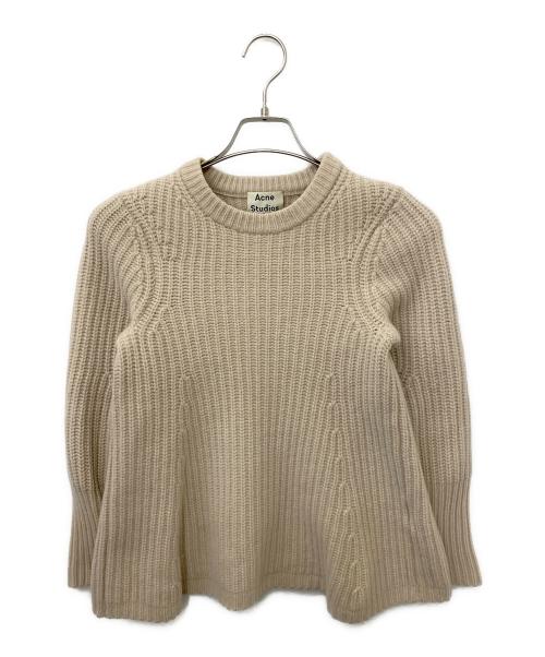 Acne studios（アクネ ストゥディオス）ACNE STUDIOS (アクネ ストゥディオス) 厚手ニット ベージュ サイズ:XSの古着・服飾アイテム
