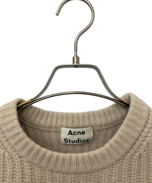 Acne studios（アクネ ストゥディオス）ACNE STUDIOS (アクネ ストゥディオス) 厚手ニット ベージュ サイズ:XSの古着・服飾アイテム