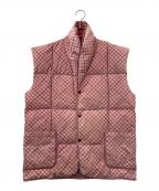 CELINEセリーヌ）の古着「ダウンベスト」｜ピンク