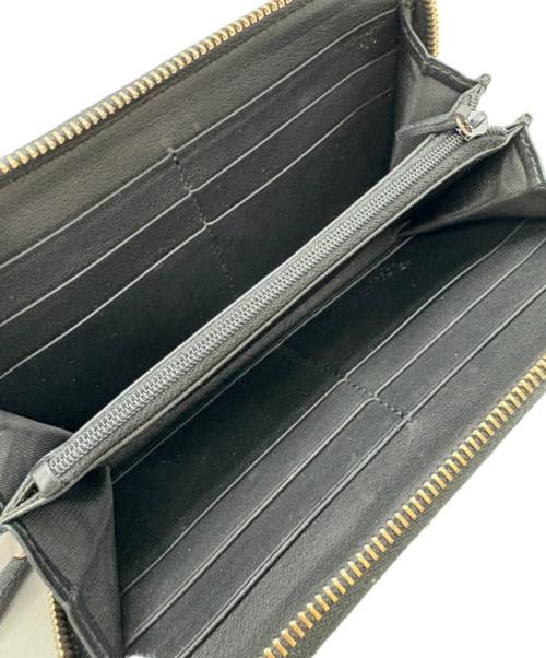 GUCCI（グッチ）GUCCI (グッチ) ラウンドファスナー財布 ブラックの古着・服飾アイテム