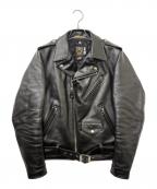 Schottショット）の古着「613UHT HORSEHIDE ONESTAR TALL」｜ブラック