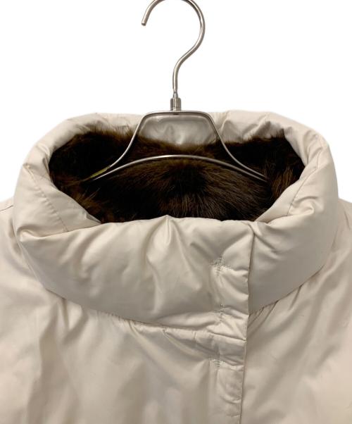 COACH（コーチ）COACH (コーチ) ダウンコート アイボリー サイズ:Sの古着・服飾アイテム