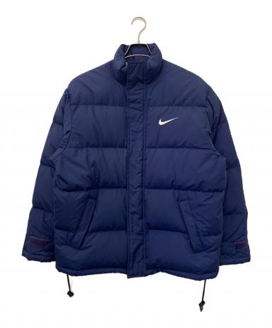 ★7W1 NIKE 00’s ダウンジャケット　ドローコード　白　XL 古着 NIKE ナイロンジャケット XL 刺繍 ドローコード | 古着屋OLDGREEN