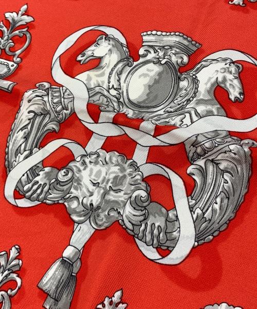 HERMES（エルメス）HERMES (エルメス) カレ45 スカーフ レッドの古着・服飾アイテム