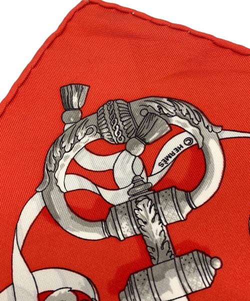 HERMES（エルメス）HERMES (エルメス) カレ45 スカーフ レッドの古着・服飾アイテム