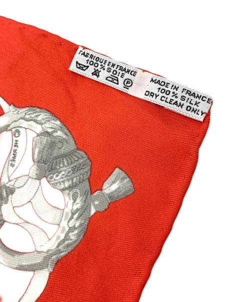 HERMES（エルメス）HERMES (エルメス) カレ45 スカーフ レッドの古着・服飾アイテム