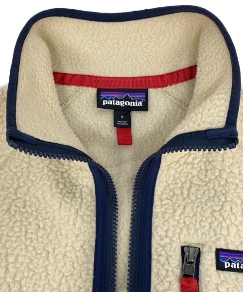 Patagonia（パタゴニア）Patagonia (パタゴニア) レトロパイルジャケット アイボリー サイズ:Sの古着・服飾アイテム