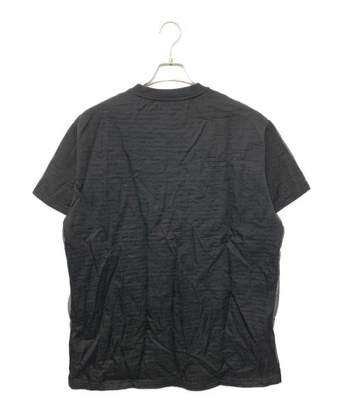 GIVENCHY（ジバンシィ）GIVENCHY (ジバンシィ) Embrroidered Logo Mesh Overlay Oversized T-Shirt ブラック サイズ:Lの古着・服飾アイテム