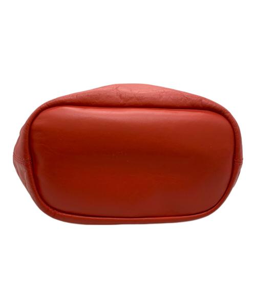 TORY BURCH（トリーバーチ）TORY BURCH (トリーバーチ) レザートートバッグ レッドの古着・服飾アイテム