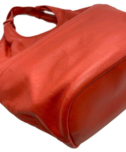 TORY BURCH（トリーバーチ）TORY BURCH (トリーバーチ) レザートートバッグ レッドの古着・服飾アイテム