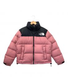 THE NORTH FACE（ザ ノース フェイス）の古着「ショート ヌプシジャケット」｜ピンク×ブラック