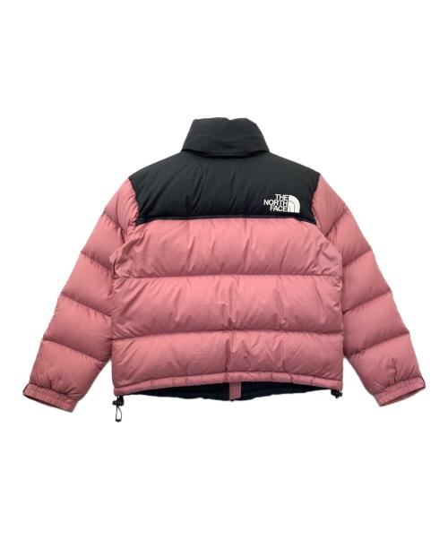THE NORTH FACE（ザ ノース フェイス）THE NORTH FACE (ザ ノース フェイス) ショート ヌプシジャケット ピンク×ブラック サイズ:Sの古着・服飾アイテム