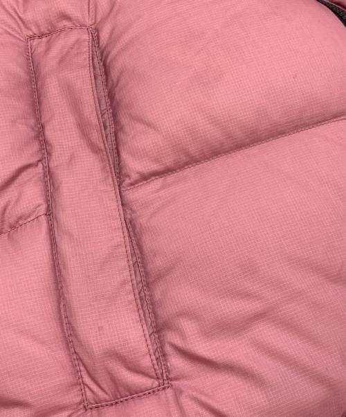 THE NORTH FACE（ザ ノース フェイス）THE NORTH FACE (ザ ノース フェイス) ショート ヌプシジャケット ピンク×ブラック サイズ:Sの古着・服飾アイテム
