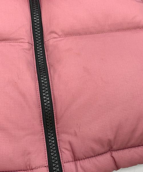 THE NORTH FACE（ザ ノース フェイス）THE NORTH FACE (ザ ノース フェイス) ショート ヌプシジャケット ピンク×ブラック サイズ:Sの古着・服飾アイテム