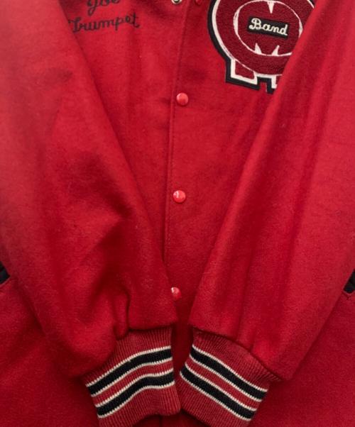 Holloway（ホロウェイ）Holloway (ホロウェイ) 80's メルトンスタジャン レッド サイズ:Mの古着・服飾アイテム