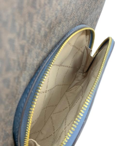 MICHAEL KORS（マイケル・コース）MICHAEL KORS (マイケル・コース) リュック ブラウン×ブルーの古着・服飾アイテム