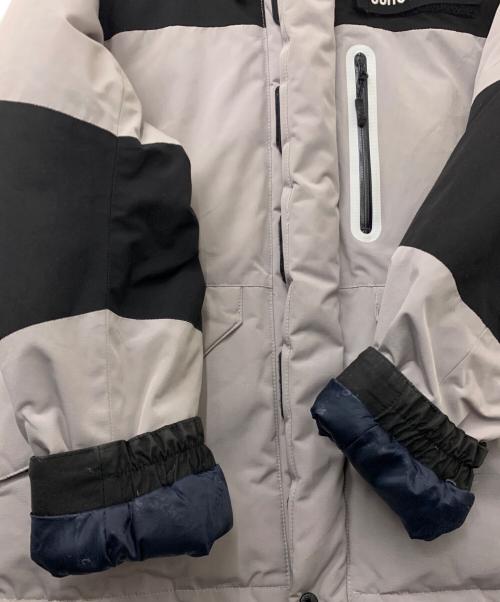 Schott（ショット）Schott (ショット) ツートンダウンパーカー グレー×ブラック サイズ:Sの古着・服飾アイテム