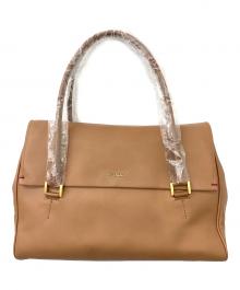 PAUL SMITH（ポールスミス）の古着「ハンティングレザートートバッグ」｜ブラウン