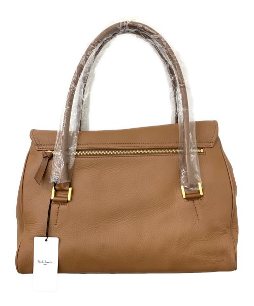 PAUL SMITH（ポールスミス）Paul Smith (ポールスミス) ハンティングレザートートバッグ ブラウンの古着・服飾アイテム