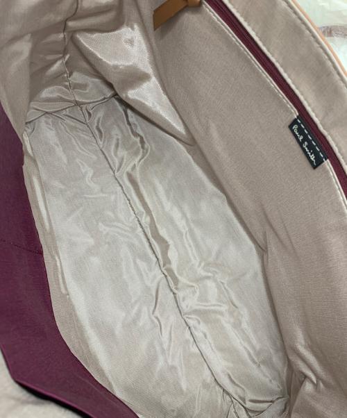 PAUL SMITH（ポールスミス）Paul Smith (ポールスミス) ハンティングレザートートバッグ ブラウンの古着・服飾アイテム