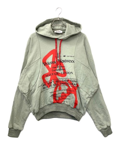 Vivienne Westwood（ヴィヴィアンウエストウッド）Vivienne Westwood (ヴィヴィアンウエストウッド) プルオーバーパーカー グリーン サイズ:Sの古着・服飾アイテム