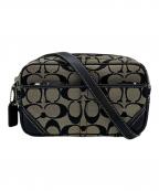 COACHコーチ）の古着「ウエストポーチ」｜ベージュ×ブラック