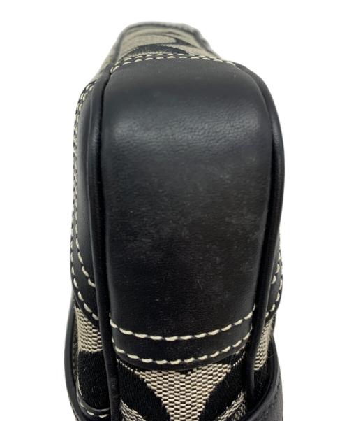 COACH（コーチ）COACH (コーチ) ウエストポーチ ベージュ×ブラックの古着・服飾アイテム