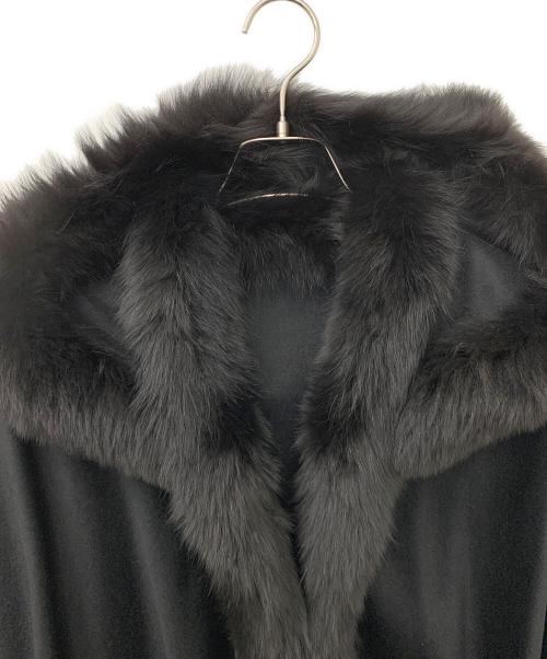 SAGA FURS（サガファーズ）SAGA FURS (サガファーズ) フォックスファーケープ ブラック サイズ:M~Lの古着・服飾アイテム