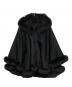 SAGA FURS (サガファーズ) フォックスファーケープ ブラック サイズ:M~L：13000円
