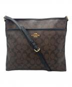 COACHコーチ）の古着「ショルダーバッグ」｜ブラウン