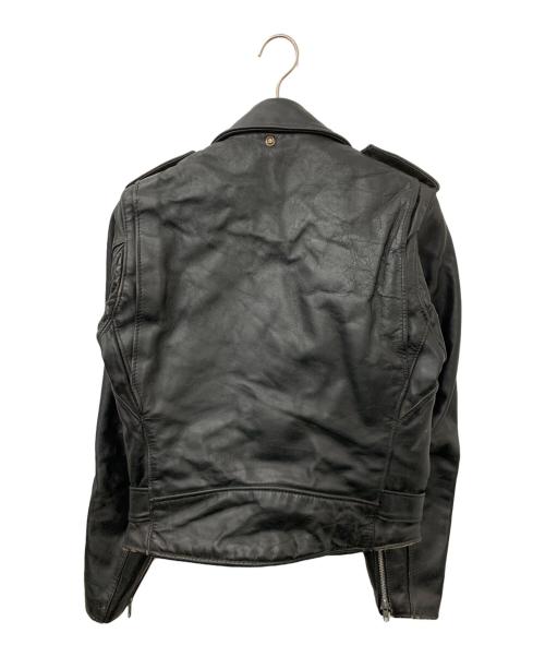Schott（ショット）Schott (ショット) ダブルライダースジャケット ブラック サイズ:36の古着・服飾アイテム
