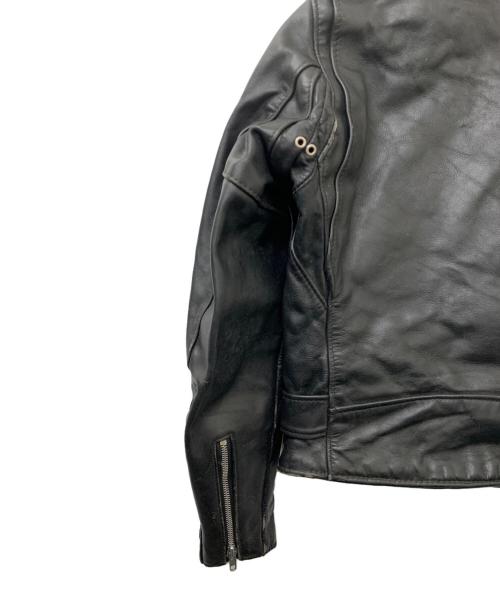 Schott（ショット）Schott (ショット) ダブルライダースジャケット ブラック サイズ:36の古着・服飾アイテム