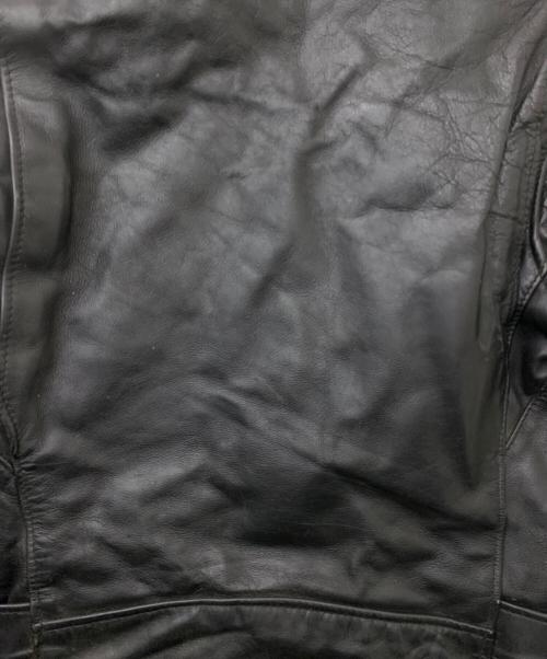 Schott（ショット）Schott (ショット) ダブルライダースジャケット ブラック サイズ:36の古着・服飾アイテム